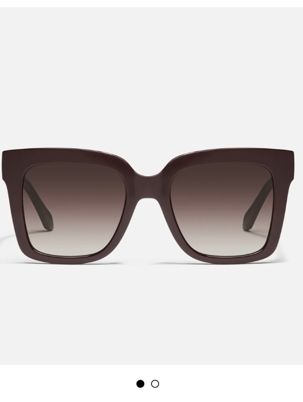 New Quay Icy Espresso Brown Sunglasses